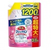 Жидкость чистящая для ванны "Magiсclean" (предотвращающая образование розовой и чёрной плесени, с антибактериальным эффектом, аромат розы) 1200 мл, мягкая упаковка с крышкой 
