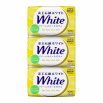 Натуральное увлажняющее туалетное мыло "White" со скваланом (сочный аромат лимона) 130 г х 3 шт. 