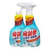 Многофункциональный чистящий спрей для ванных комнат "Multipurpose Detergent For Bathroom" 500 мл х 2 шт. (флакон с распылителем + сменный флакон)