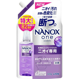 Жидкое средство "Top Nanox One Odor" для стирки (дезодорирующее действие + сохранение цвета, суперконцентрат) 820 г, мягкая упаковка с крышкой 