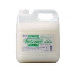 Крем-мыло для тела "Wins Body Soap aloe" с экстрактом алоэ и богатым ароматом (цитрус) 4000 мл, канистра
