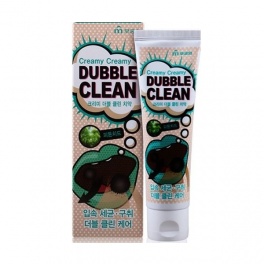 Зубная паста «Mukunghwa» / «Dubble Clean» кремовая с очищающими пузырьками и фитонцидами (коробка) 110 г