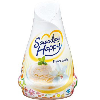 Освежитель воздуха для комнаты Sawaday Happy «French Vanilla» (гелевый) 120 г