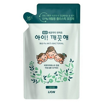 Мыло-пенка для рук "Foaming Hand Soap" (зелёный чай) 200 мл, мягкая упаковка