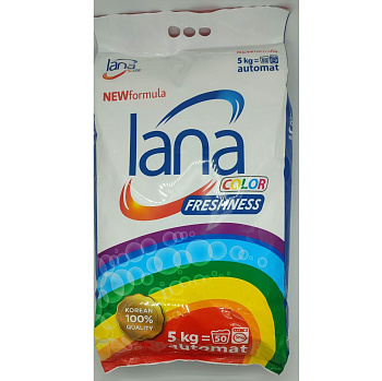 Стиральный порошок "lana" для белого и цветного белья 5 кг 