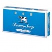 Молочное освежающее мыло с прохладным ароматом жасмина «Beauty Soap» синяя упаковка (кусок 85 г × 3 шт.) 