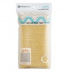 Мочалка для тела с плетением «Волна» и волокнами кукурузы "Eco Corn Shower Towel" (с жемчужным блеском, мягкая) размер 25 см х 100 см