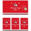 Молочное косметическое увлажняющее мыло "Beauty Soap" красная упаковка 3 шт × 100 г