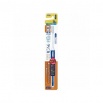 КОМПАКТНАЯ 3-х рядная зубная щётка с ПЛОСКИМ срезом и ГИБКОЙ ручкой для контроля надавливания на зубы и дёсны (Средней жёсткости)