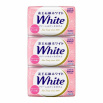 Натуральное увлажняющее туалетное мыло "White" со скваланом (роскошный аромат роз) 130 г х 3 шт.