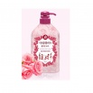 Увлажняющее и отшелушивающее жидкое мыло для тела с растительными экстрактами (успокаивающий аромат розы) 700 мл 