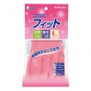 Резиновые перчатки (средней толщины, с внутренним покрытием) розовые РАЗМЕР L, 1 пара 