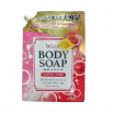 Крем-мыло для тела "Wins Body Soap Rose" с розовым маслом и богатым ароматом 900 г, мягкая упаковка с крышкой