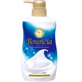 Сливочное жидкое мыло "Bouncia" для рук и тела с нежным свежим ароматом 500 мл (дозатор)