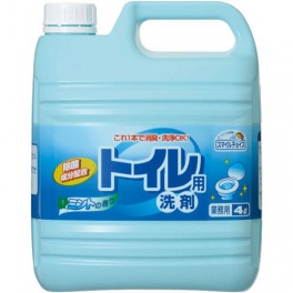 Очищающее и дезодорирующее средство для туалета  (с ароматом мяты, для флаконов с распылителем) 4 л
