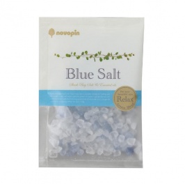 Голубая морская соль из залива Шарк-Бэй с эфирными маслами для принятия ванны "Bath Salt Novopin Natural Salt" 50г/144