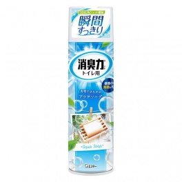 Освежитель воздуха  для туалета "SHOSHURIKI" (аэрозоль для туалета с антибактериальным эффектом "Нежное мыло") 330 мл