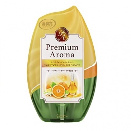 Жидкий освежитель воздуха для комнаты "SHOSHU-RIKI" (с освежающим ароматом сладкого апельсина и бергамота) 400 мл