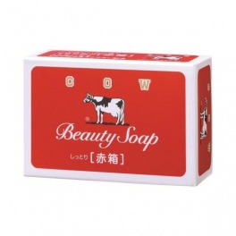 Молочное увлажняющее мыло с пудровым ароматом роз "Beauty Soap" красная упаковка (1 кусок 100 г)