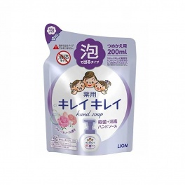 Мыло-пенка для рук "KireiKirei" с цветочным ароматом 200 мл (мягкая упаковка)
