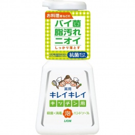 Кухонное мыло-пенка для рук "KireiKirei" с антибактериальным эффектом 230 мл (помпа)