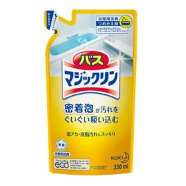Пенящееся чистящее и дезодорирующее средство "Magiсclean" для ванной с ароматом цитрусов (с антибактериальным эффектом) 330 мл (мягкая упаковка) 
