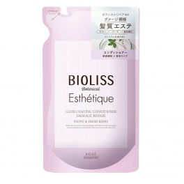 Премиальный ботанический кондиционер "Bioliss Botanical Esthetique" для восстановления эстетики повреждённых окрашиванием, химической завивкой и термовоздействием волос «Полноценное восстановление и блеск» (3 этап) 400 мл, мягкая упаковка 
