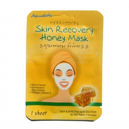 Маска для лица "Aqualette" - Восстанавливающая маска с медом "Skin Recovery" 17 мл 