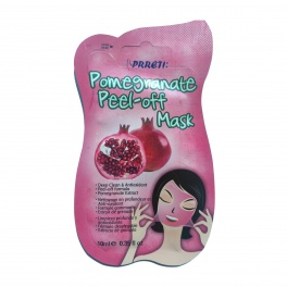 Очищающая маска-пленка "Prreti" для лица с экстрактом граната "Pomegranate Peel-off Mask" 10 мл 