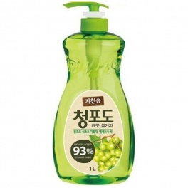 Премиальное дезодорирующее средство для мытья посуды, овощей и фруктов в холодной воде "Зеленый виноград" 1 л