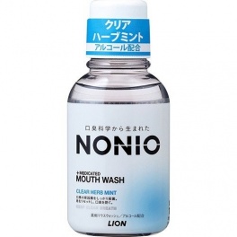 Ежедневный зубной ополаскиватель "Nonio" с длительной защитой от неприятного запаха (аромат трав и мяты) 80 мл