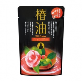 Премиум шампунь с эфирным маслом Камелии "Wins premium camellia oil shampoo" 400 мл, мягкая упаковка
