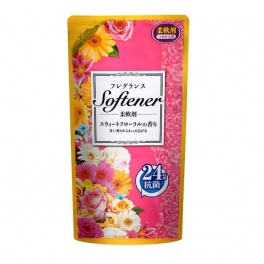 Кондиционер для белья "Softener floral" с нежным цветочным ароматом и антибактериальным эффектом 500 мл, мягкая упаковка