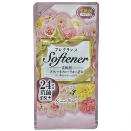 Кондиционер для белья "Softener Sweet Floral" (с антибактериальным эффектом и нежным цветочным ароматом) 450 мл, мягкая упаковка 