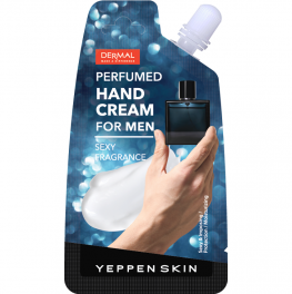 Мужской парфюмированный крем для рук с маслом ши, скваланом, гиалуроновой кислотой (чувственный аромат) 20 г
