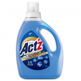 Концентрированный гель "Act’z Premium Gel" для стирки белья для машин с вертикальной и горизонтальной загрузкой (аромат мяты) 2,7 л