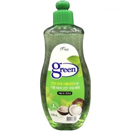 Средство для мытья посуды "Green" «Травы и кокос» (на натуральной основе) 500 мл