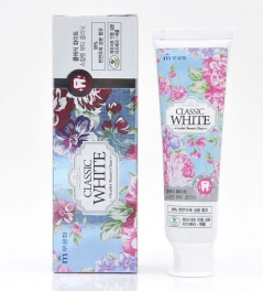 Зубная паста «Classic White» - Отбеливающая зубная паста “Scarlet Beauty Clinic” с ароматом мяты и ягод (коробка) 110 г