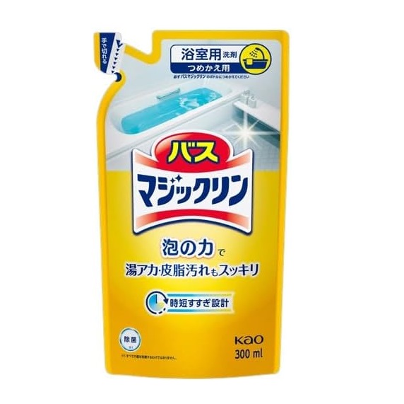 Пенящееся чистящее и дезодорирующее средство "Magiсclean" для ванной с ароматом цитрусов (с антибактериальным эффектом) 300 мл, мягкая упаковка