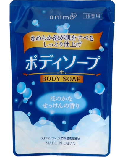 Жидкое мыло "Animo Body Soap" для тела с увлажняющими компонентами (аромат мыла) 340 мл /