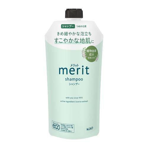 Шампунь "Merit" для чувствительной кожи головы, склонной к перхоти и зуду, препятствующий оседанию пыли (слабокислотный, без силиконов) «Успокаивающий» 320 мл, сменная упаковка 