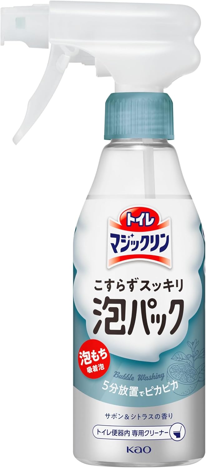 Моющее и чистящее средство "Magicclean" для туалета (спрей для удаления и предотвращения загрязнений в чаше унитаза / мыло и цитрус) 300 мл