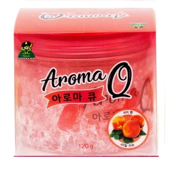 Гелевый освежитель воздуха для комнаты "Aroma Q" (желейная крошка, персик) 120 г