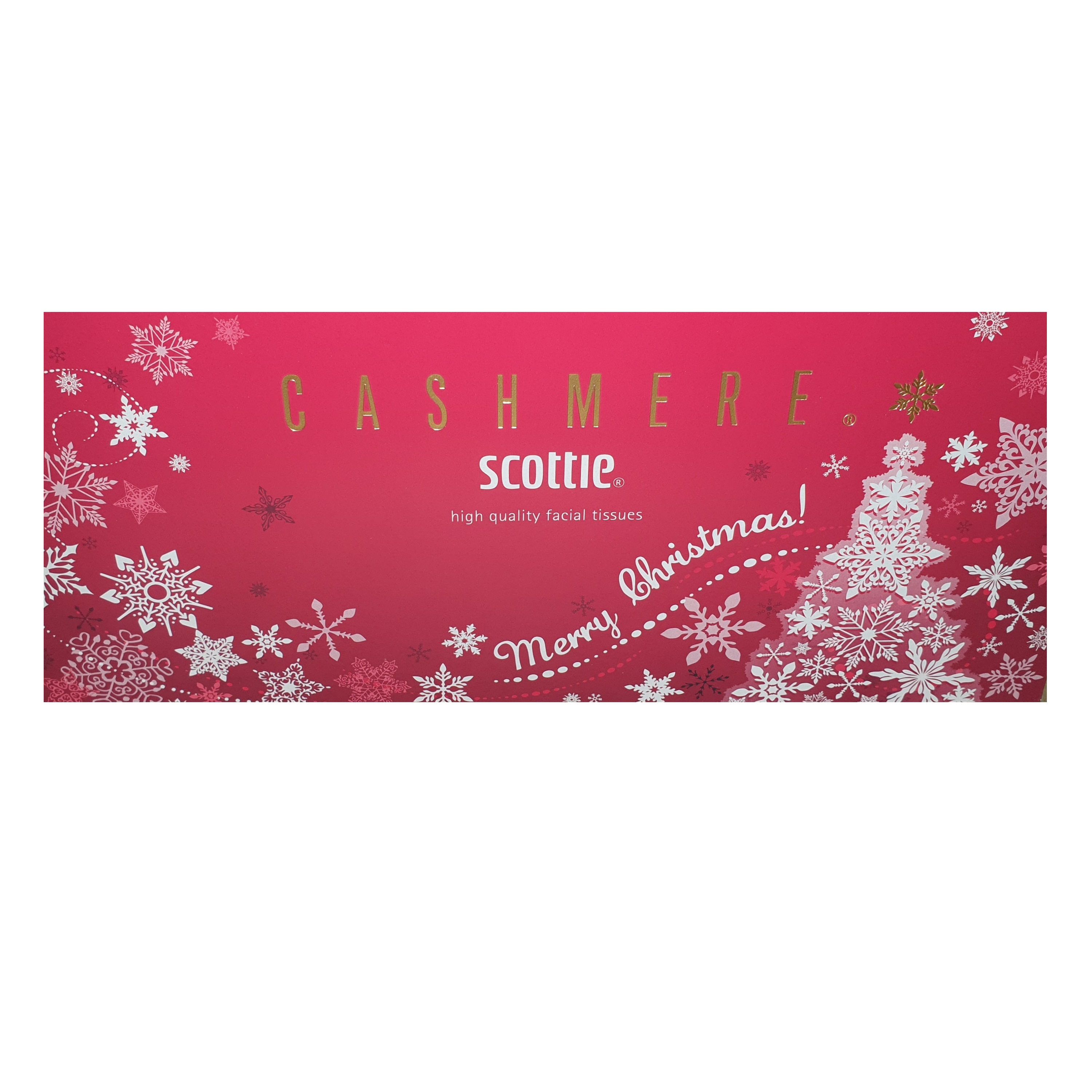 Кашемировые салфетки Crecia "Scottie Cashmere" двухслойные (зимний дизайн) 220 шт