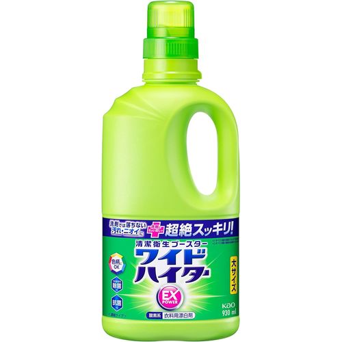 Жидкий кислородный отбеливатель «Wide Haiter EX Power» для цветного белья концентрат (с антибактериальным эффектом) 930 мл