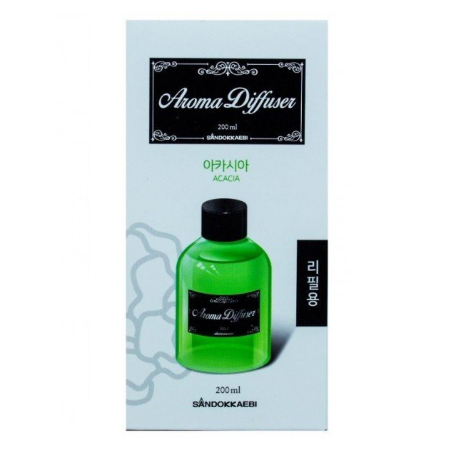 Жидкий освежитель воздуха "Aroma Diffuser" (сменный флакон / акация) 200 мл