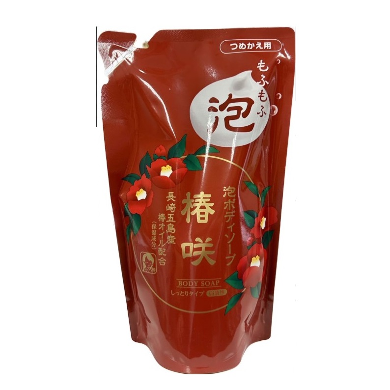 Увлажняющее мыло-пенка "Animo Body Soap Camelia" для тела (с маслом камелии) 480 мл, сменная упаковка