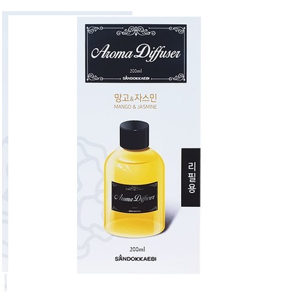 Жидкий освежитель воздуха "Aroma Diffuser" (сменный флакон / манго и жасмин) 200 мл