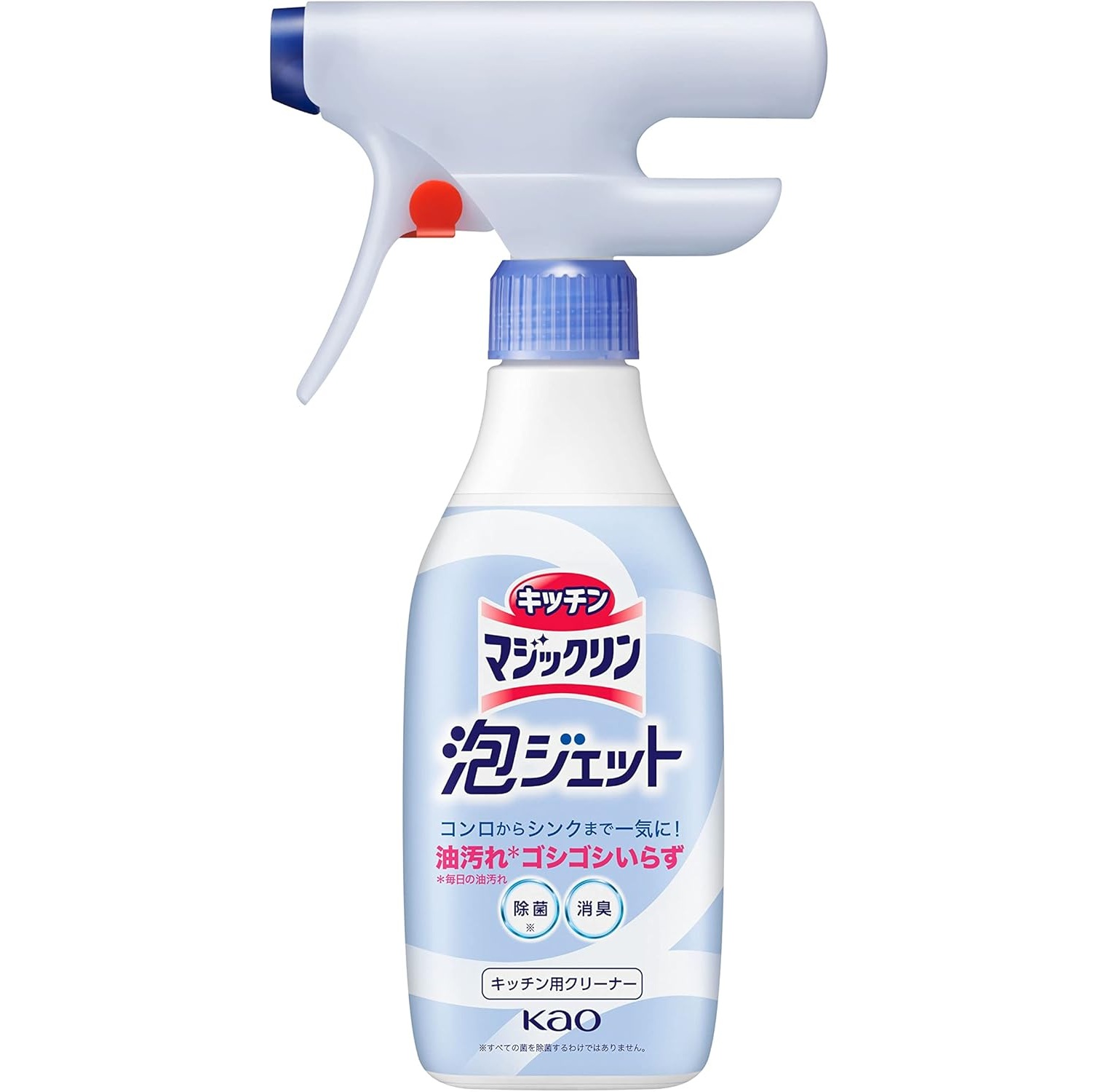 Пенящееся чистящее и дезодорирующее средство "MagicClean Airjet EX" для уборки на кухне (быстрого действия, без аромата) 370 мл, флакон с распылителем 