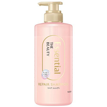 Шампунь "Essential The Beauty" для повреждённых волос разглаживающий кутикулу "Увлажнение и восстановление" 450 мл